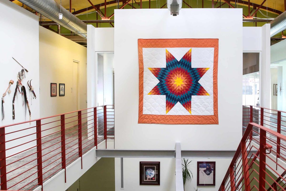 Native American Bank Lobby